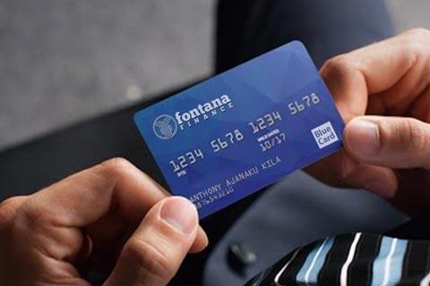 fontana blue card